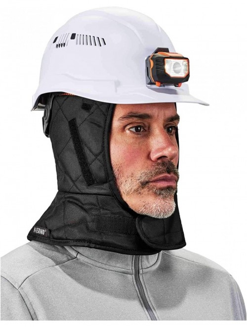 Balaclavas Winter Hard Hat Liner- Insulated- Fleece Lined- Shoulder Length- N-Ferno 6867 - Liner - CE1143UBEF5 $11.32