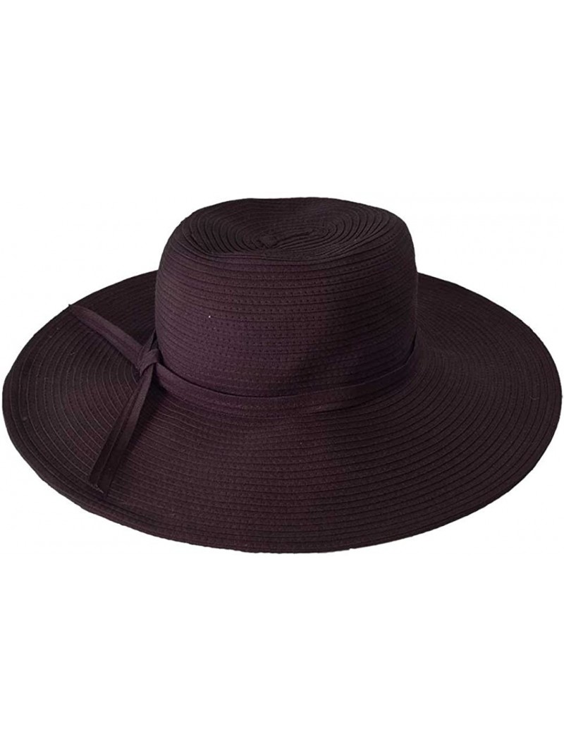 Sun Hats Packable- Crushable UPF 50+ Protective Sun Hat with 4" Brim - NH53 - Black - CP112HJMU43 $27.77