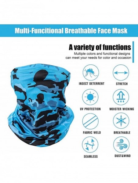 Balaclavas Summer Face Cover Men's Neck Gaiter Face Scarf Sun UV Protection Bandana Balaclava Cooling Dustproof UPF50++ - CS1...