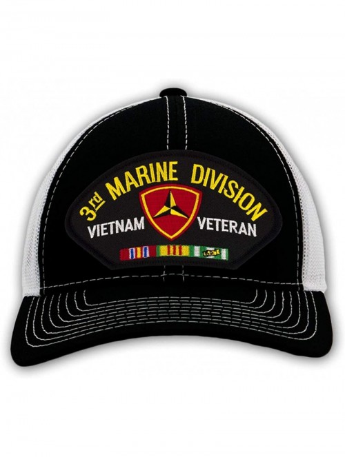Baseball Caps USMC - 3rd Marine Division - Vietnam Hat/Ballcap Adjustable One Size Fits Most - CE18HWSQULL $25.15