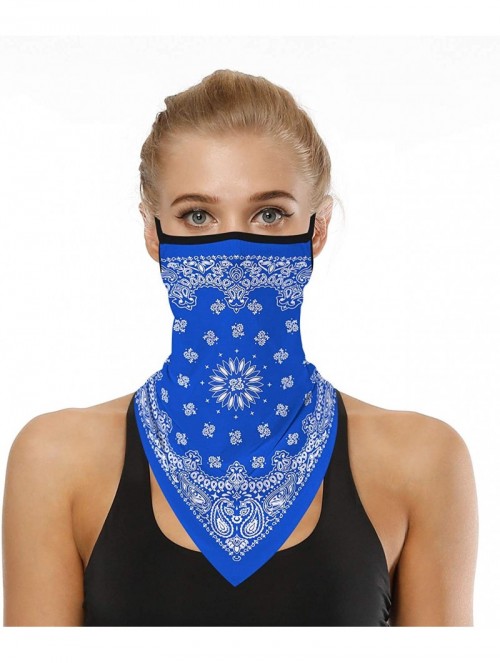 Balaclavas Face Bandana Ear Loops Face Rave Balaclava Scarf Neck Gaiters for Dust Wind UV Sun Motorcycle Mask Men and Women -...