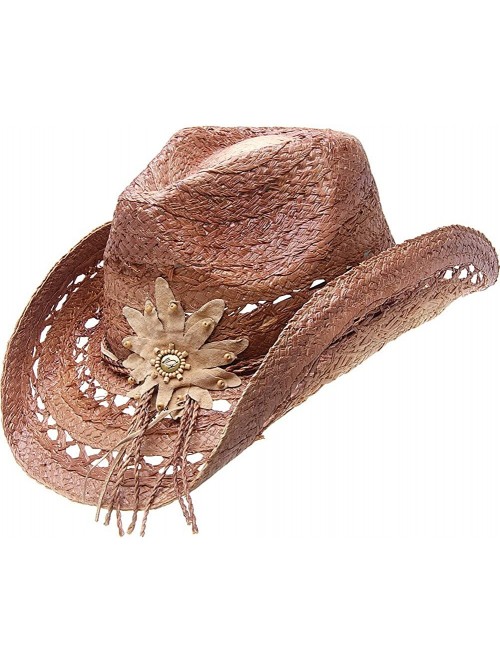 Cowboy Hats Women's Mallorie Cowboy Hat - Brown - CL11D4DTFU3 $56.20
