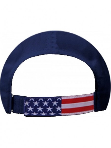 Baseball Caps USS Independence CV-62 Stars & Stripes Baseball Cap Navy - CX12LC86IDN $22.54