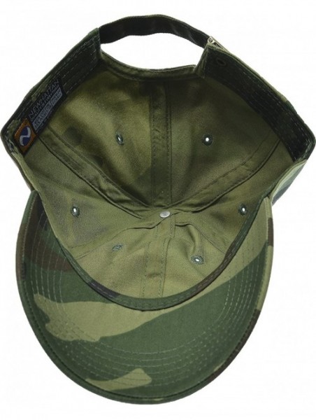 Baseball Caps Solid Cotton Cap Washed Hat Polo Camo Baseball Ball Cap - 33 Woodland Camo - CD185EDQEKX $11.23