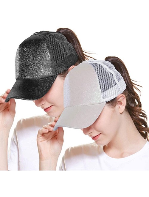 Baseball Caps Ponytail Baseball Cap for Women- Baseball Cap High Ponytail Hat for Women- Adjustable - CR18QWM2LXC $19.09