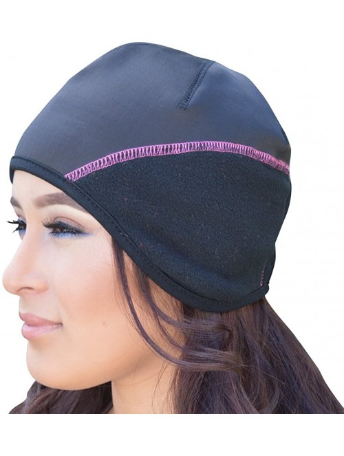 Skullies & Beanies Women's Fleece Contour Beanie Hat w/Hand Warmer Pocket - Black - CA11U301DNR $20.17