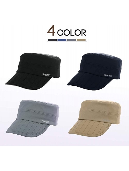 Baseball Caps Unisex SPF Quick-Drying Running Baseball Cap Large Bill Sun Hat 55-61cm - Navy_00036 - CJ18SZ9WS0A $13.60