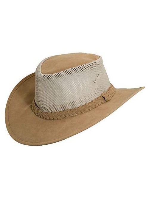 Baseball Caps Men's Soaker Hat with Mesh Sides - Tan - C31164SPUBD $41.34