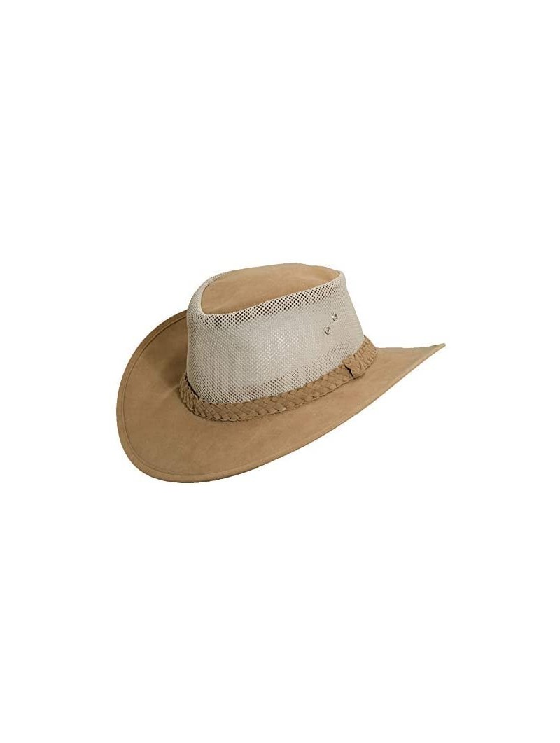 Baseball Caps Men's Soaker Hat with Mesh Sides - Tan - C31164SPUBD $41.34