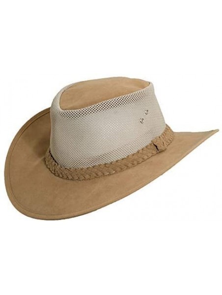 Baseball Caps Men's Soaker Hat with Mesh Sides - Tan - C31164SPUBD $41.34