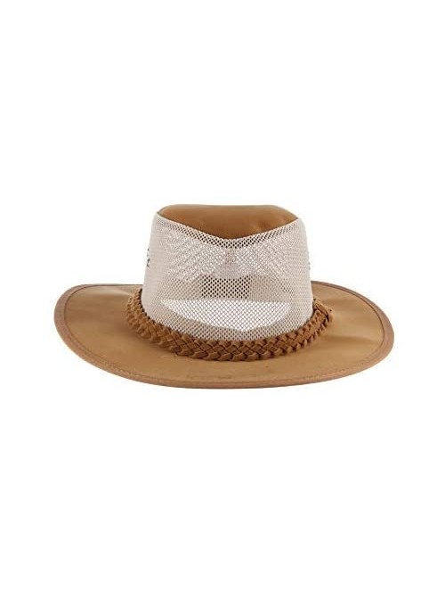 Baseball Caps Men's Soaker Hat with Mesh Sides - Tan - C31164SPUBD $41.34