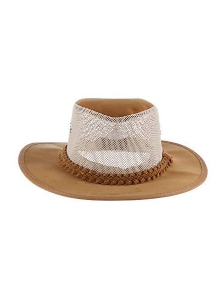 Baseball Caps Men's Soaker Hat with Mesh Sides - Tan - C31164SPUBD $41.34