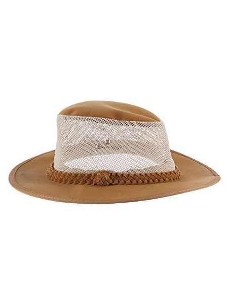 Baseball Caps Men's Soaker Hat with Mesh Sides - Tan - C31164SPUBD $41.34