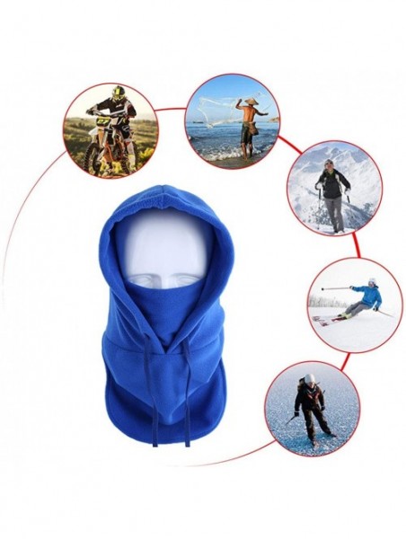 Balaclavas Fleece Ski Mask/Neck Warmer Gaiter/Face Scarf/Neck Cover/Face Mask Thermal Hood Mask - (RZ-L-04) - C718IDYD9WG $14.88