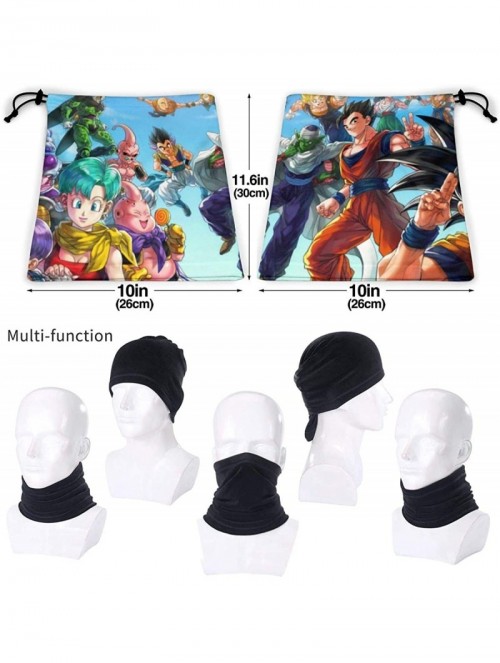 Balaclavas Fairy Tail Anime Cool Men and Women Windproof Face Mask Scarf Black Scarf Headscarf Balaclava - Dragon Ball5 - CI1...