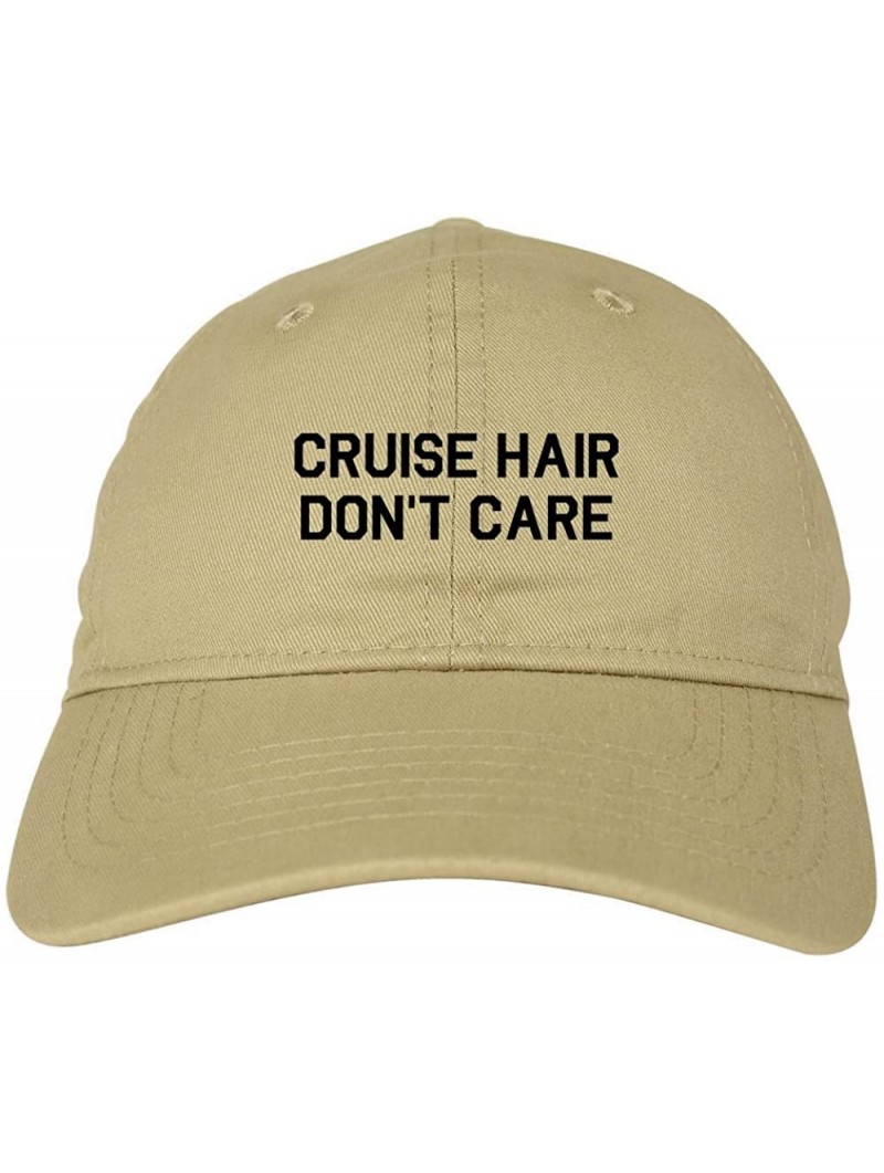 Baseball Caps Cruise Hair Dont Care 6 Panel Dad Hat Cap - CE183NXACGW $24.08