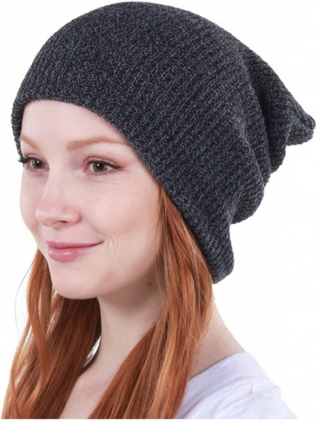 Skullies & Beanies Comfortable Soft Slouchy Beanie Collection Winter Ski Baggy Hat Unisex Various Styles - CK11OC51KNH $11.58