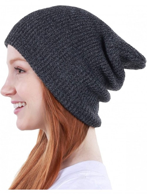 Skullies & Beanies Comfortable Soft Slouchy Beanie Collection Winter Ski Baggy Hat Unisex Various Styles - CK11OC51KNH $11.58