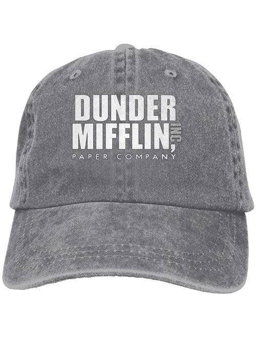 Cowboy Hats Top Quality Dunder Mifflin Classic Adjustable Sporting Hat For Running- Workouts and Outdoor Activities Ash - CO1...