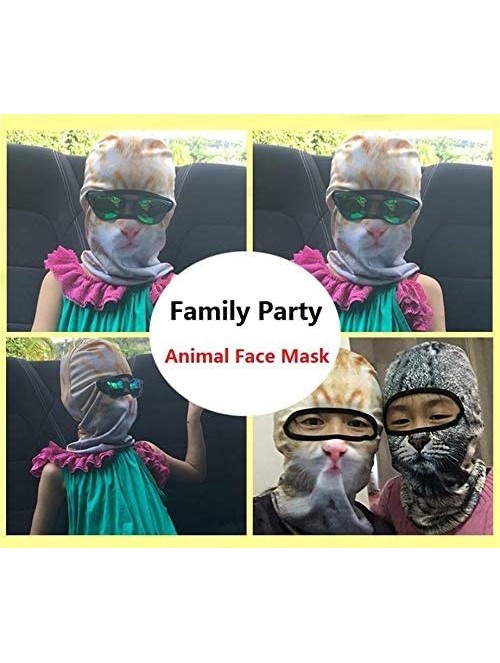 Balaclavas 3D Animals Balaclava Face Mask - Neck Gaiter Warmer Ski Mask for Christmas Music Festival - Bb-b-10 - C9197T63YNK ...