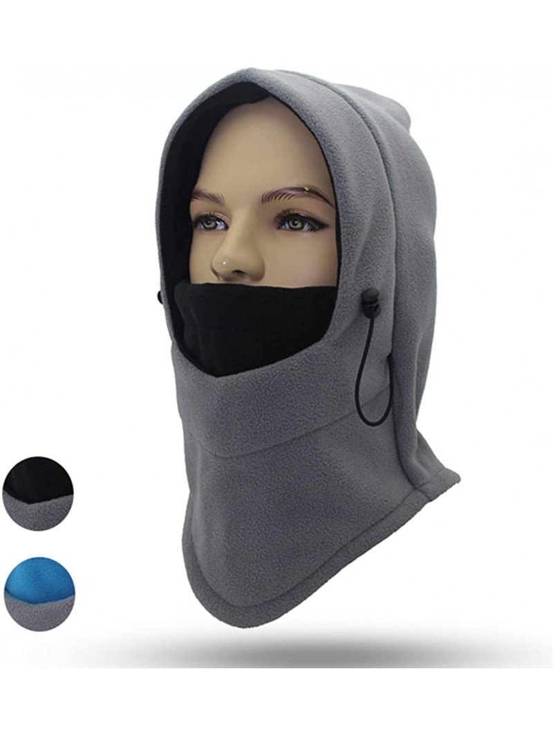 Balaclavas Balaclava Winter Hat Windproof Lightweight - Gray&black - CN18Y0IA939 $9.91