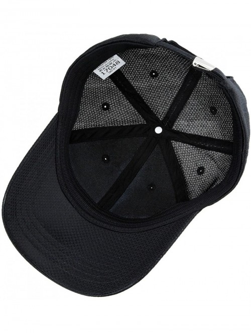 Baseball Caps Unisex Baseball Cap-Lightweight Breathable Running Quick Dry Sport Hat - E-style 2 Black - CM18CIIZEE7 $15.62