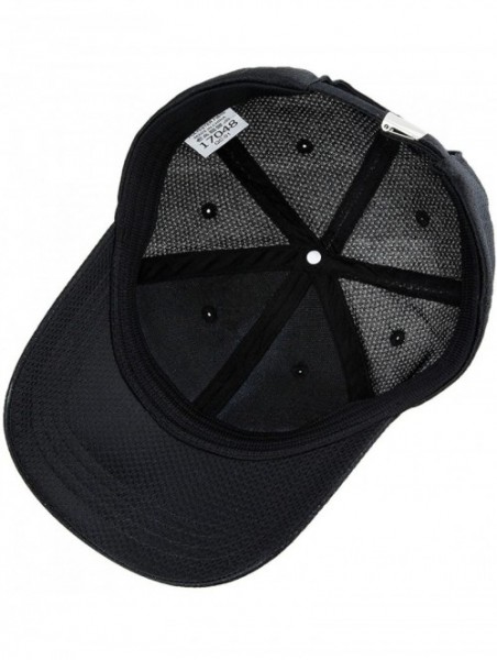 Baseball Caps Unisex Baseball Cap-Lightweight Breathable Running Quick Dry Sport Hat - E-style 2 Black - CM18CIIZEE7 $15.62