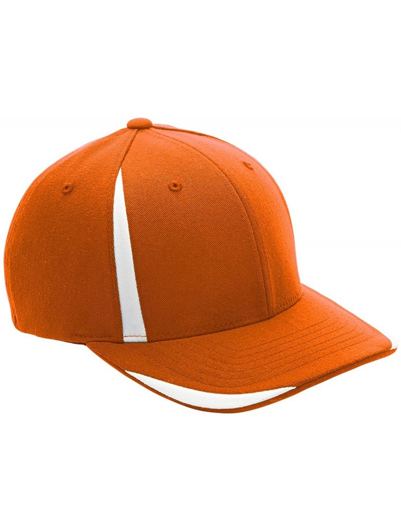 Baseball Caps Pro Performance Front Sweep Cap (ATB102) - Sp Orange/Wht - CL12HHBCPU9 $12.96