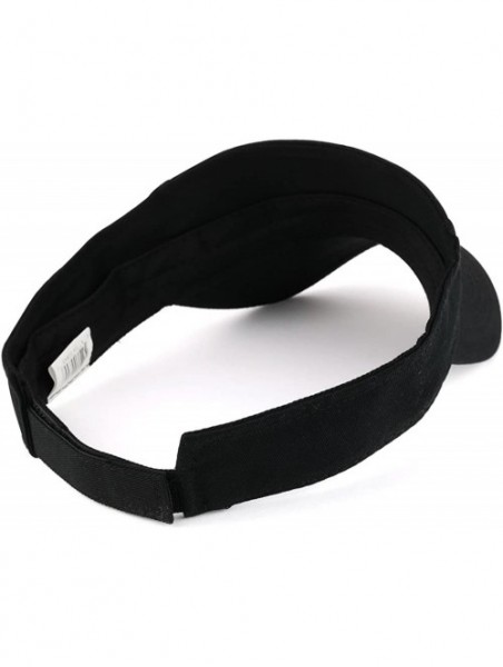 Visors EST 1961 Embroidered - 59th Birthday Gift Summer Adjustable Visor - Black - CO183RE9EG0 $25.38