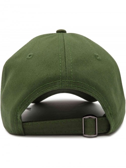 Baseball Caps Pineapple Hat Unstructured Cotton Baseball Cap - Olive - CK18ICEEYYY $11.48