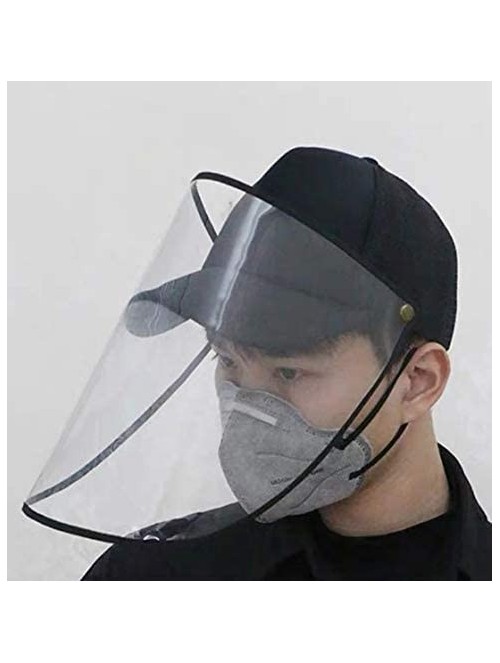 Baseball Caps 3 pcs Pack Baseball Cap with Visor Shield Panel Black - CF198QM8IZ3 $59.67