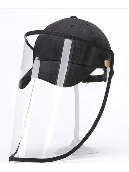 Baseball Caps 3 pcs Pack Baseball Cap with Visor Shield Panel Black - CF198QM8IZ3 $59.67