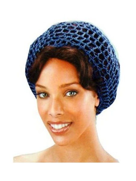 Skullies & Beanies THICK HAIR NETS CROCHET BEANIE SKULL CAP HAT- Red - CS112X0V3ZD $10.07