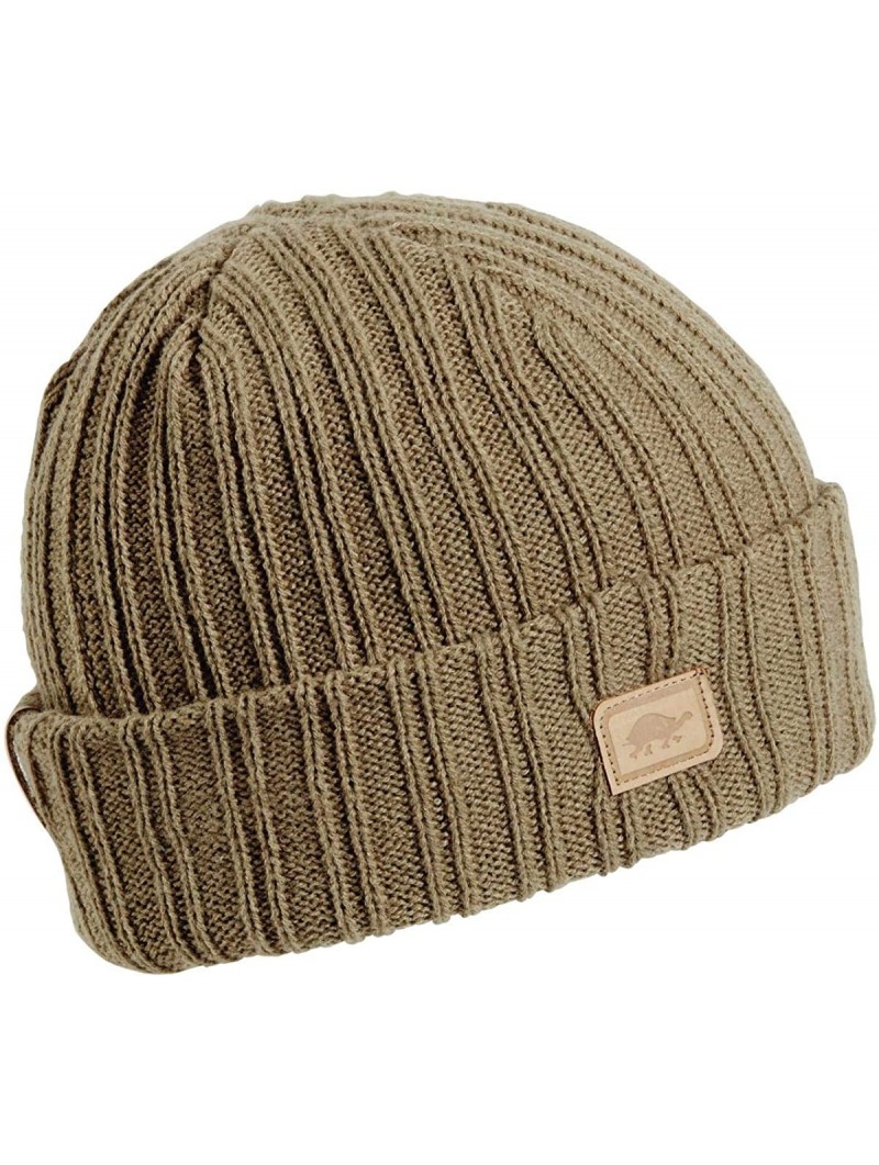 Skullies & Beanies Men's Wild Bill Relax Fit Classic Knit Watch Cap Beanie - Khaki - CW116DKCE93 $23.85