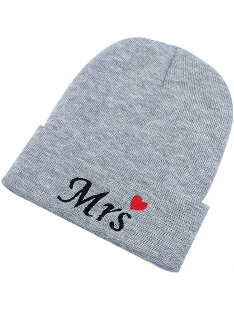 Skullies & Beanies Men's Winter ski Cap Knitting Skull hat - Mrs Grey - CN187SX68I0 $13.00