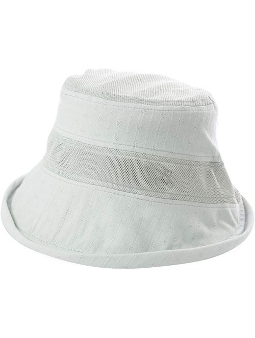 Bucket Hats Fishing Bucket Hat for Men Women Foldable UPF50+ Chin Strap - 99749_light Gray - C418RAXDKRM $12.55