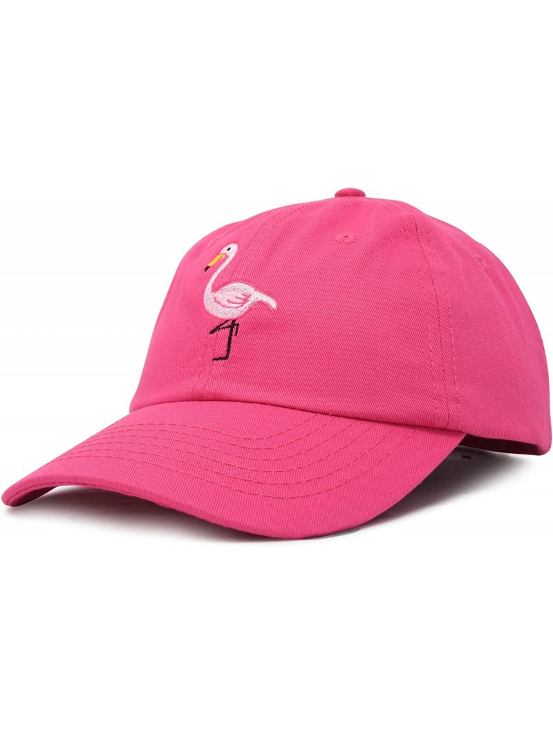 Baseball Caps Flamingo Hat Women's Baseball Cap - Hot Pink - CP18M62WQA7 $16.05