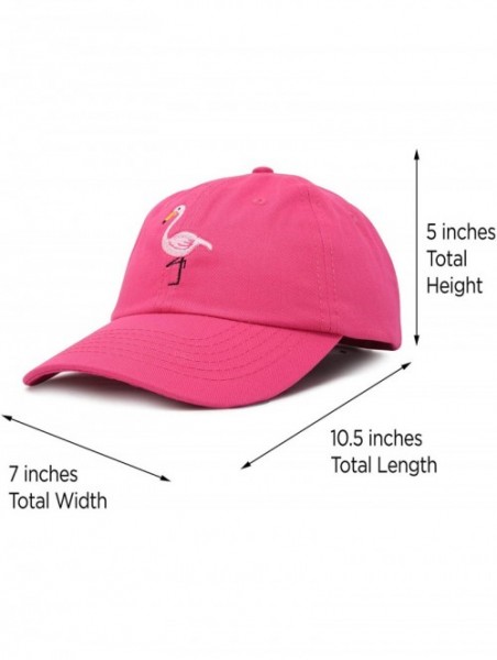 Baseball Caps Flamingo Hat Women's Baseball Cap - Hot Pink - CP18M62WQA7 $16.05