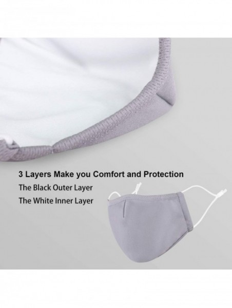 Balaclavas Reusable Washable Sports Dust Cover Bandana - B_grey - CQ199XIAWOR $13.05