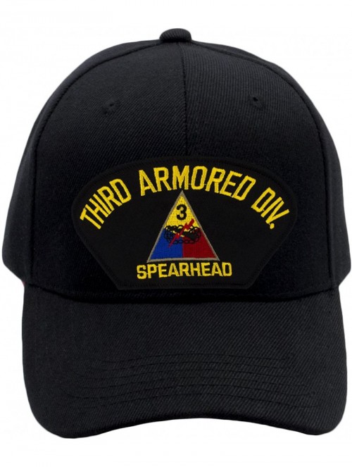 Baseball Caps 3rd Armored Division Spearhead Hat/Ballcap Adjustable One Size Fits Most - Black - CY189ZGQT5E $23.96