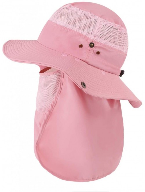 Sun Hats Outdoor Cycling Protection Foldable Sunshade - Pink-A - CD196XMDL63 $19.40