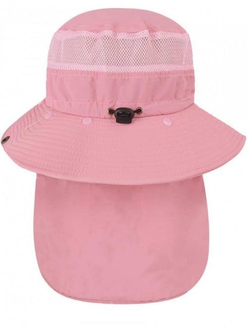 Sun Hats Outdoor Cycling Protection Foldable Sunshade - Pink-A - CD196XMDL63 $19.40