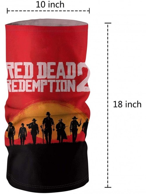 Balaclavas Red Dead Redemption 2 Poster Windproof Multifunctional Headbands Headwear - CO197X2M3AG $16.11