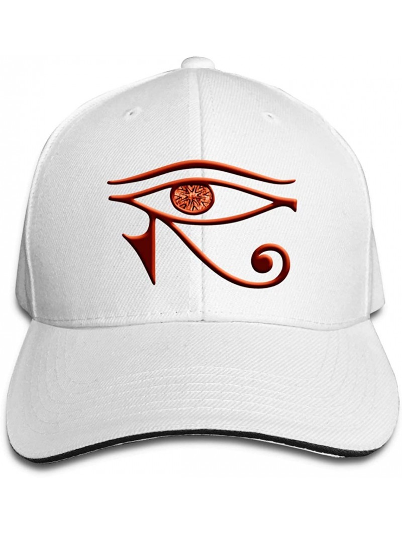 Baseball Caps Egyptian Ibis Ankh Horus Eye Baseball Cap Sports Solid Youth Dad Ball Hat - White - C519973KO8A $19.85