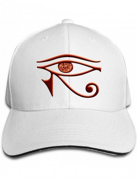 Baseball Caps Egyptian Ibis Ankh Horus Eye Baseball Cap Sports Solid Youth Dad Ball Hat - White - C519973KO8A $19.85