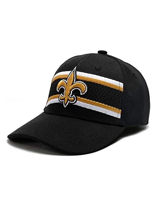 Baseball Caps Adjustable Snapback Hats Mens Sports Fit Cap Baseball Caps for Fans Men and Women - New Orleans Saints - CX198D...