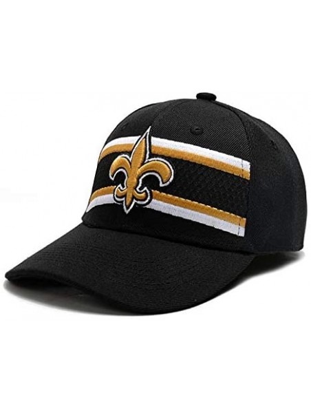 Baseball Caps Adjustable Snapback Hats Mens Sports Fit Cap Baseball Caps for Fans Men and Women - New Orleans Saints - CX198D...