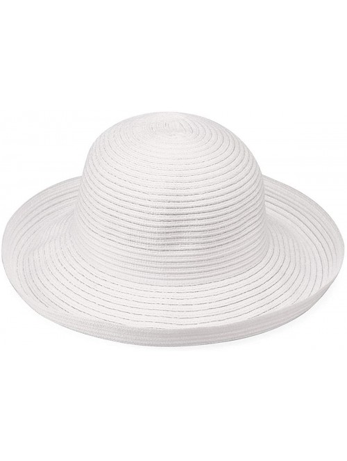 Sun Hats Women's Sydney Sun Hat - Lightweight- Packable- Modern Style- Designed in Australia - White - CC11VHHTCKV $40.42