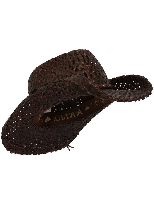 Cowboy Hats Ford Straw Drifter - Dark Brown - CJ120OPC5JV $60.04