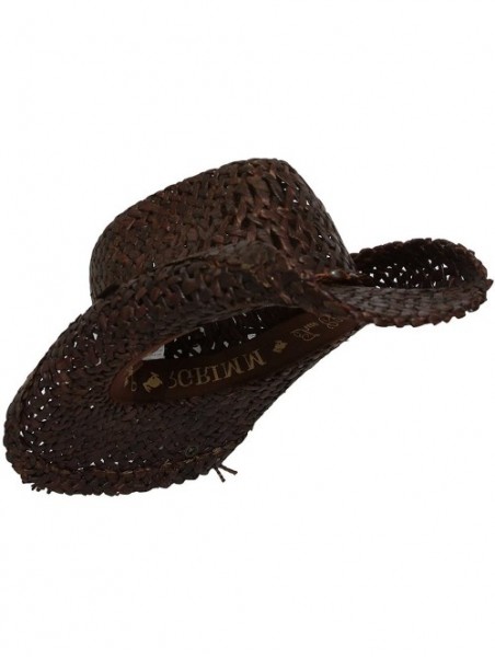 Cowboy Hats Ford Straw Drifter - Dark Brown - CJ120OPC5JV $60.04